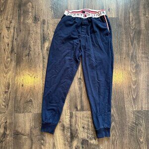 Men's Tommy Hilfiger Logo Band Jogger Lounge Pants Navy Blue, Size: S Small